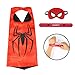 Ecparty 5 Different Superheros Cape and Mask Costumes Set Includes BONUS Matching Wristbands For Kids