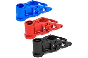 CNszlan Aluminum7075 Front Bulkhead for LOSI 1:4 Promoto-MX Motorcycle (Black)