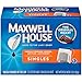 Maxwell House Singles Original Medium Roast Ground Coffee Bags (19 Count Boxes, Pack of 4)