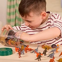 Terra by Battat – 60 Pieces Dinosaur Figures
