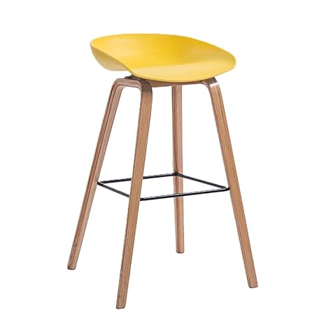 Amazon Com 30 Inch Solid Wood Wrought Iron Round Bar Chair