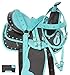 Acerugs Little Kids Full Size Western Quarter Horse OR Pony Saddle TACK Set PAD Barrel Racing Trail Riding (Teal Pony, 10″)thumb 1