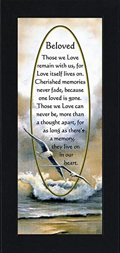Beloved, In Memory of Loved One, Memories Photo Frame, 6x12 7780BC