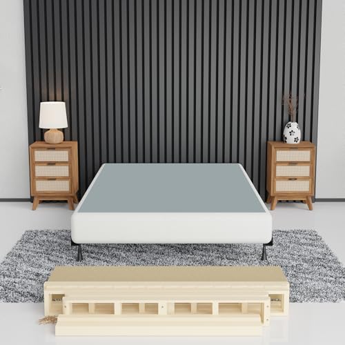 Greaton, 8-Inch Sturdy Box Spring for Mattress Support-Durable and Easy to Asse…