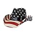 Men's Classic Stars & Stripes Cowboy Hat w/ Western Shape-It Brim