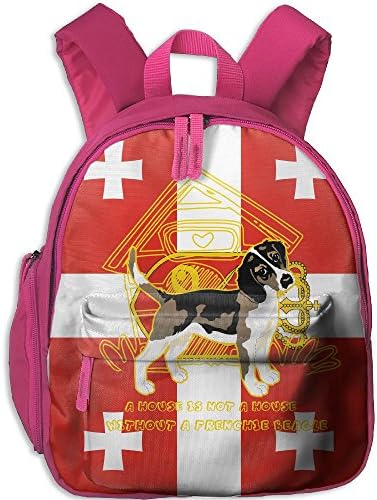 A House Is Not A House Without A Frenchie Beagle Fashion Kids' Backpacks Little Kid And Toddler Safety Harness Backpack