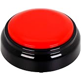 Voice Recording Button Easy Button Record 30 Seconds Talking Message Funny Office Gift Battery Powered Recordable Sound Buttons