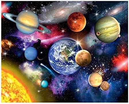 Aliaicat DIY Paint by Numbers, Canvas Oil Painting Kit for Kids & Adults, 16" W x 20" L Drawing Paintwork with Paintbrushes, Acrylic Pigment(Without Frame) (G, 40×50cm)