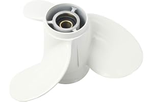 NovelBee Aluminum Alloy Boat Propeller for Yamaha 9.9-15 HP Outboard Motor (9 1/4x10-J)