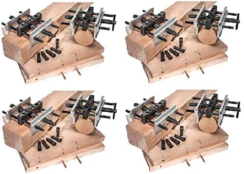 Eagle America 445-7600 Professional Wide Capacity Self-Centering Dowel Jig (4 Pack)
