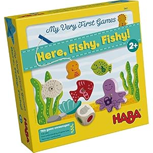 Image of HABA My Very First Games - Here Fishy Fishy! Magnetic Fishing Game (Made in Germany)