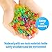 zoneyee Water Beads Orbeez Rainbow Mix Orbies Water Gel Beads Non-Toxic Growing Sensory Beads for Kids Spa Refill Sensory Toys DIY Stress Ball and Décor