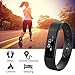 USB Fitness Tracker for Kids Women Men Waterproof Wireless Activity Tracker Smart Wristband Bluetooth Bracelet Pedometer Watch Band Step Calorie Counter Sleep Monitor Call ID Remind for iPhone Android