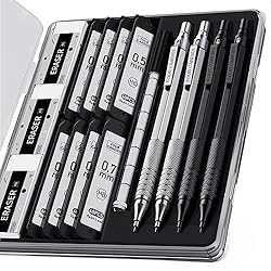 Four Candies 4PCS Metal Mechanical Pencils Set with