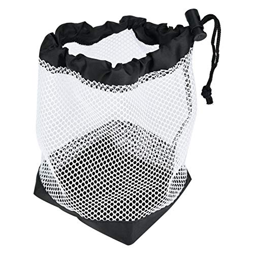 Vbestlife Nylon Mesh Ball Bag Drawstring Pouch 36 Balls Holder Storage Net Bag Accessory