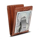 HOJ Co. Deacon ID BIFOLD Front Pocket Wallet-Full Grain Leather-Bifold Money Clip Wallet