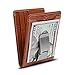 HOJ Co. Deacon ID BIFOLD Front Pocket Wallet-Full Grain Leather-Bifold Money Clip Wallet (Brown Smooth)