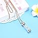 Oinsi Eternity Memory Hourglass Urn Necklace Cremation Jewelry Pendants For Women Men +Gift Box+Fill Kits (Rose gold)