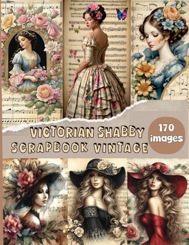 Victorian Lady Scrapbook Paper: Decorative Sheets Double Sided