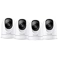 Cinnado 2K Home Security Cameras-2.4Ghz WiFi Indoor Camera with 360° Motion Detection for Pets/Nanny/Baby/Dog, 2 Way Audio, 24/7 SD Card Storage, Cloud Storage, Works with Alexa & Google Home, D1 4P