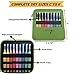 Lighted Crochet Hooks with Case Value Pack 9/pkg Set LED Lite Hooks - Ergonomic Soft Grip Handle Needles for Arthritic Hands & Organizer. Color Coded Illuminated Set of 9 Hooks Size 2,5mm To 6,5mm