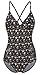 BAWDY Women's Retro One Piece Plus Size Monokini Swimsuit - Designed in USA