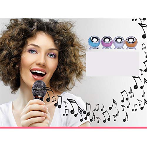 Byx- Notebook Desktop Speaker -USB Mini Speaker Heavy Subwoofer Multimedia Sound Speaker (Color : D)