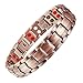 Mens 99.9% Pure Copper Bracelet Magnetic Therapy Health Wristband Jewelry Benefits 3500 Gauss Magnets for Women Arthritis Pain Relief