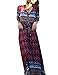 Evaliana Women Boho Folk Ethnic Summer Beach Evening Party Peasant Maxi Dress