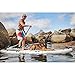 THURSO SURF Inflatable Stand Up Paddle Board All-Around SUP Waterwalker 132 11'×32''×6'' Deluxe Package | Carbon Shaft Paddle | Roller Backpack | Rechargeable Electric Pump | Coiled Leash (Crimson)