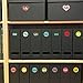 Nardo Visgo 150pcs Waterproof Labels for Bottles, Removable Round Write-on Kitchen Sticker Labels in 2 Sizes with 2 Markers for Storage Bins Food Containers Jam Canning Jar Lids and Home Organization