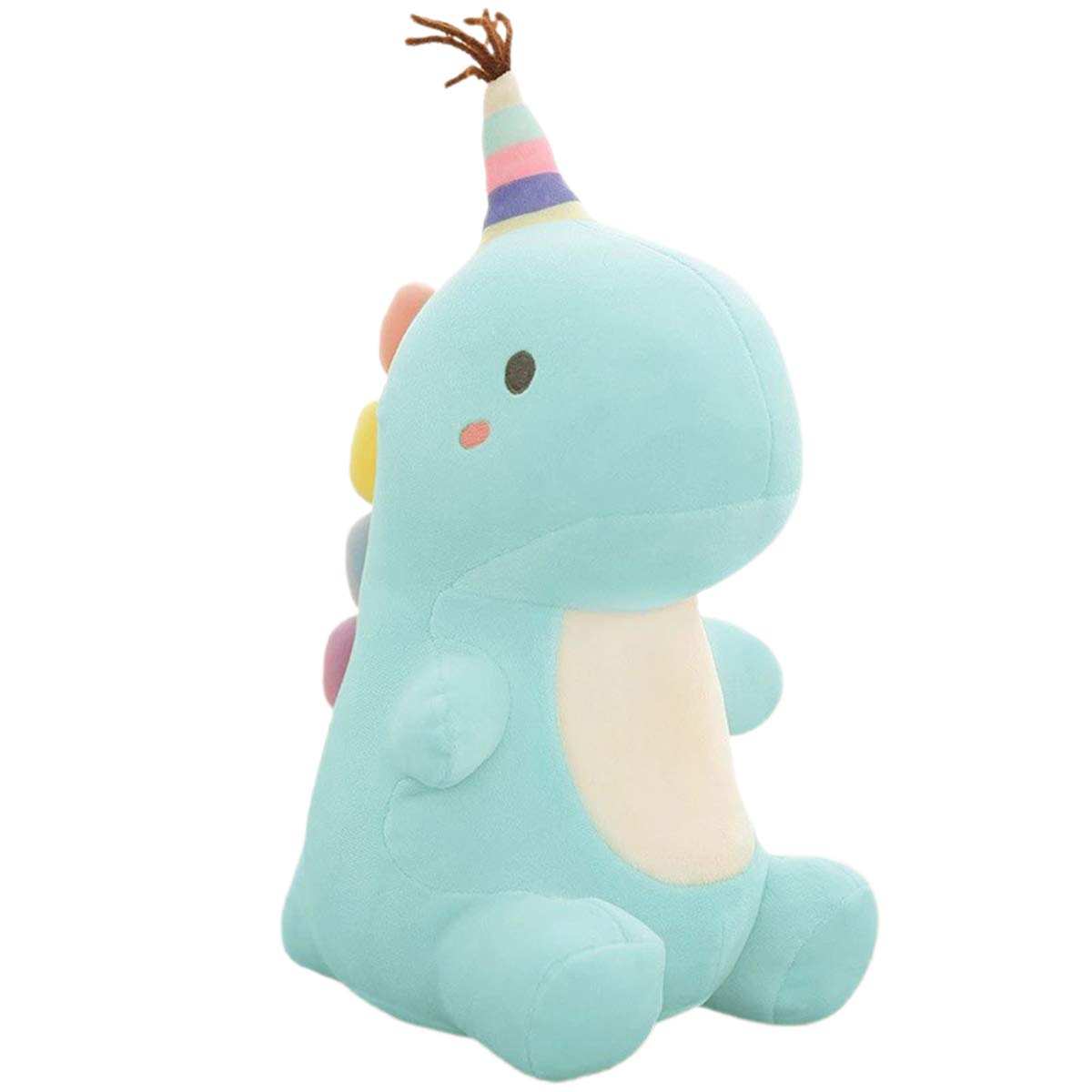 N /C Cartoon Dinosaur Plush Doll Cute Kids Stuffed Toys, Animal Plush Toy Pillows, Perfect Present for Children Adults (Blue, 15cm*23cm)