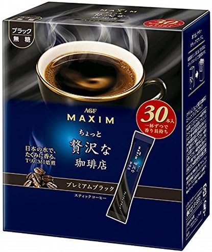 AGF Maxim Japan luxury coffee premium black 30P by AGF Maxim
