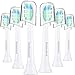 Jiuzhoudeal Replacement Toothbrush Heads for Philips Sonicare 6 Count