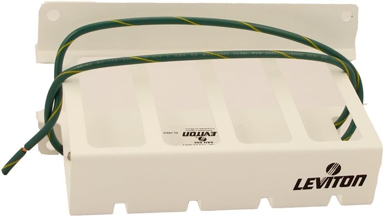 Leviton 3950-BKT Surge Module Adapter Bracket, For Use with Leviton Structured Media Centers