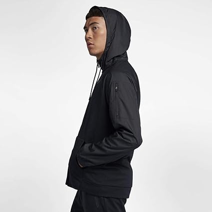 nike men's dry utility core hooded jacket