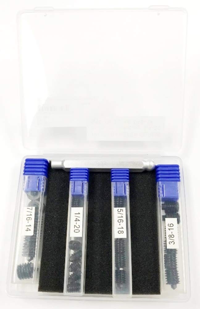 HHIP 3601-0511 26 Piece 1/4-20, 5/16-18, 3/8-16, 7/16-14 Transfer Screw Set