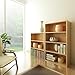 Furinno Pasir 3-Tier Open Shelf Bookcase, Steam Beech
