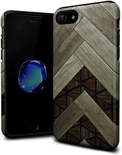iPhone 8/7 Case, ZEBEC iPhone 8/7 Wood Pattern case [Shockproof]-[Dual Layer] Protective Slim Dual Hard Case with Fashion Design Pattern for Apple iPhone 8/7 - Wood Knight