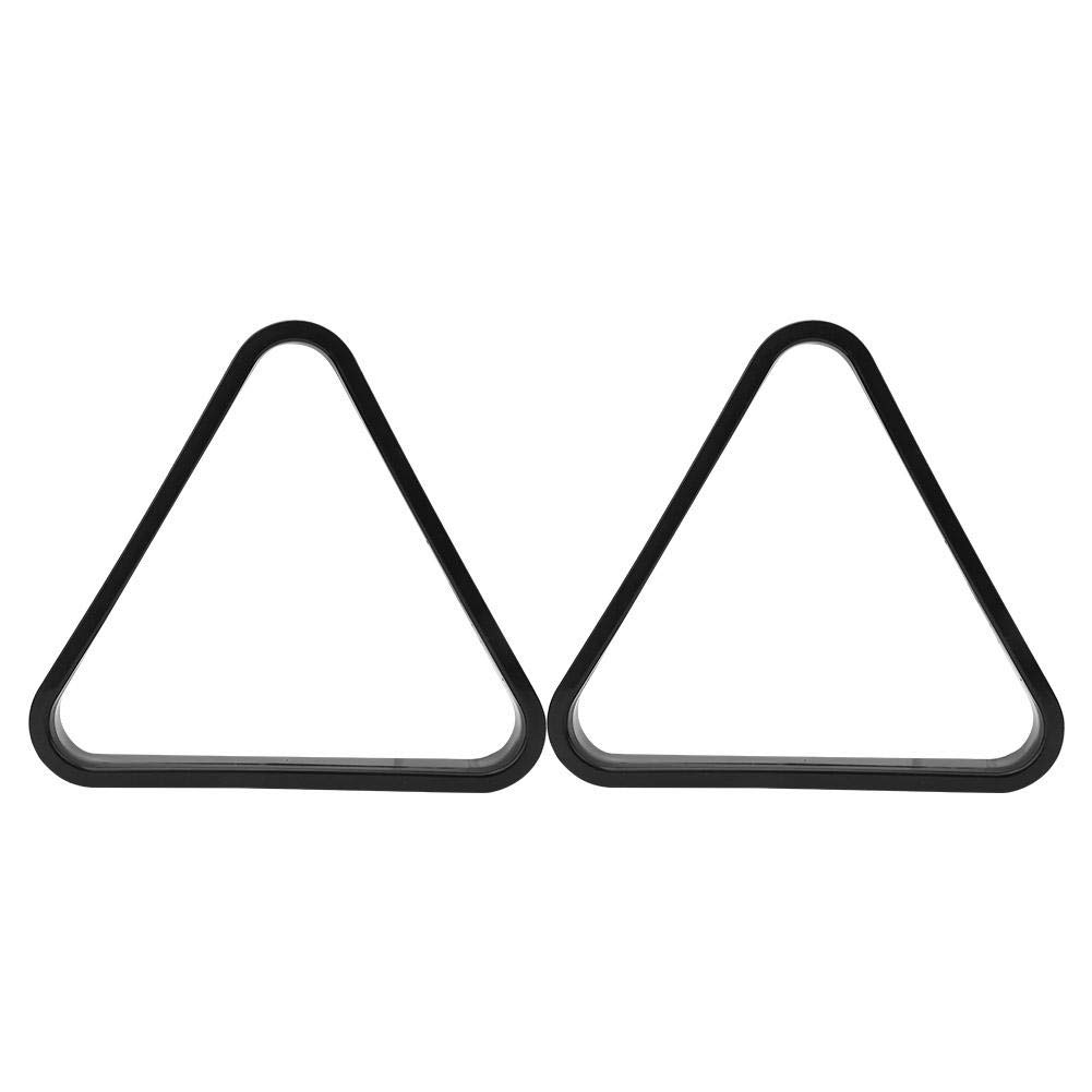 Pool Ball Triangle Frame, 2pcs Billiards Snooker Racks Professional Billiard Table Accessory for American/British Billiard Sports (US)