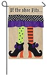 Evergreen Enterprises 14B3442BL Witch Feet Garden Flag