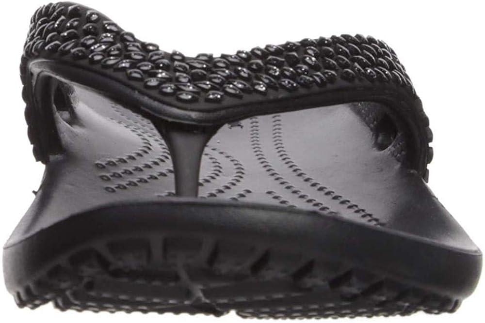 mujer crocs kadee ii embellished flip w