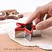 Star Cookie Cutters Set 3pcs Stainless Steel,Food Grade Large & Mini Star Cookie Cutter for Pressing cookie, sandwich and bread