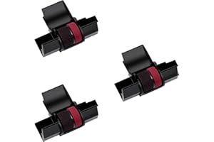 3-Pack Compatible with Calculator Ink Ribbon Replacement for Casio IR40T IR-40T HR-100TM HR-170RC Canon P23-dhv CP13 MP-12D U