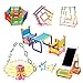 Beautyer 112 PCS Building Construction Toy Building Blocks Bars Different Shape Educational Construction Engineering Set 3D Puzzle
