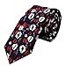 Ysiop Men Printed Cotton Neckties Fashion Skinny Cravat Ties with Gift Box