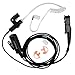 abcGoodefg® 2-Wire Two-Way Radio Surveillance Earpiece Kit for Motorola with one Pair Earmold Earbud Xpr3300 Xpr3500 XIR P6620 XIR P6600 E8600 E8608 Mototrbo