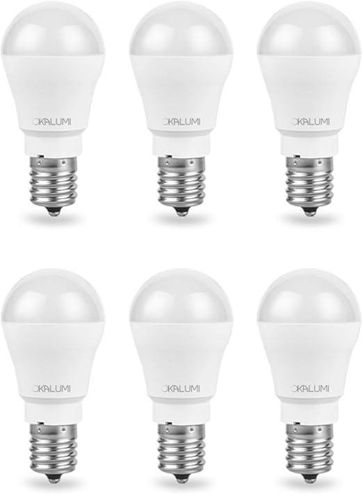 Amazon Okalumi Led電球 E17口金 60w形 電球色 2700k ミニクリプトン ミニランプ形電球 広配光タイプ 密閉器具対応 断熱材器具対応 6個セット Okalumi Led電球