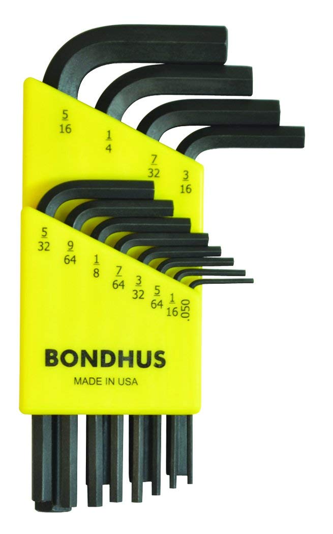 Bondhus, HLX12S HEX Key Set 0.050"-5/16", 12236