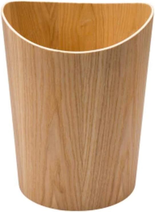 ZB Bote de Basura La Basura De Madera Can Open Top, Moderno Basura